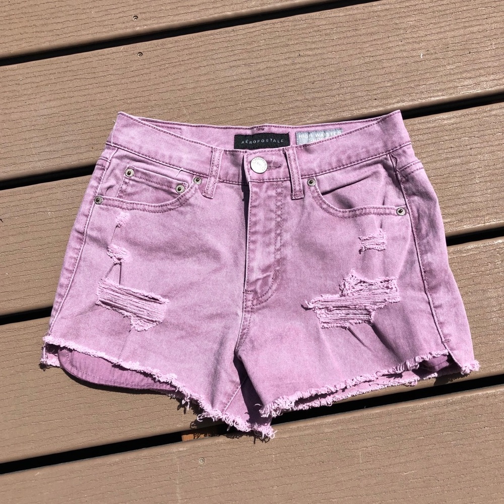 High waisted shorts